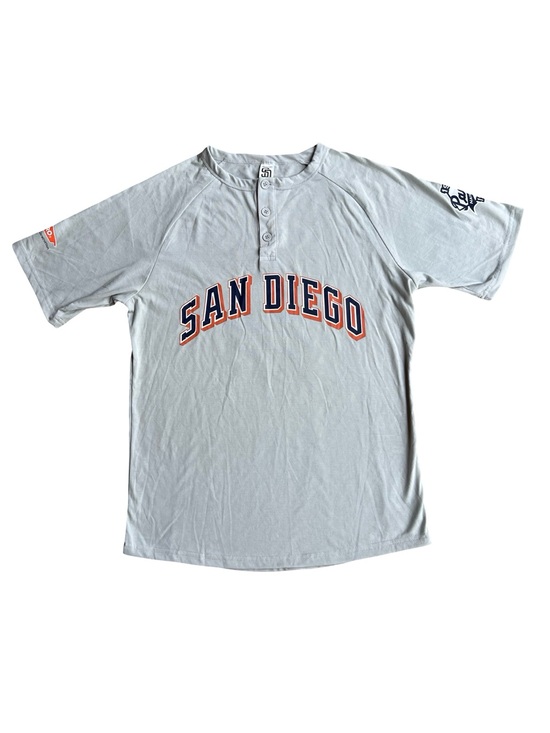 Cotapaxi Other - San Diego SD Padres MLB 1999 Tony Gwynn Gray Jersey Henley Shirt Adult M SGA #19